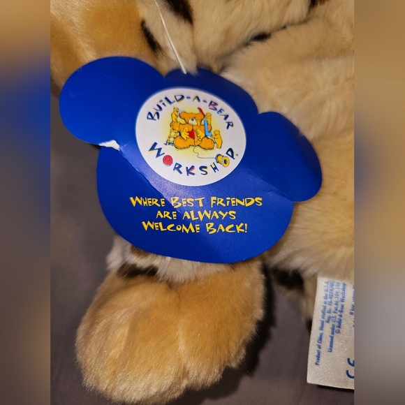 RARE Build A Bear Baby Leopard Cheetah Panther - BLUE EYES - First Edition HTF - Picture 4 of 11